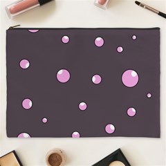 Pink Bubbles Cosmetic Bag (xxxl) 