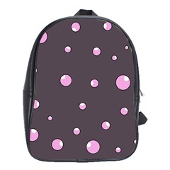 Pink Bubbles School Bags (xl) 