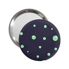 Green Bubbles 2 25  Handbag Mirrors