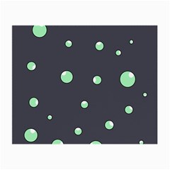 Green Bubbles Small Glasses Cloth