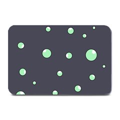 Green Bubbles Plate Mats