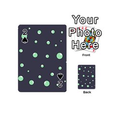 Green Bubbles Playing Cards 54 (mini) 