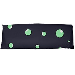 Green Bubbles Body Pillow Case (dakimakura) by Valentinaart