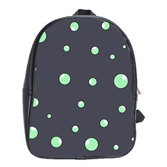 Green Bubbles School Bags (xl) 