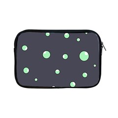 Green Bubbles Apple Ipad Mini Zipper Cases by Valentinaart