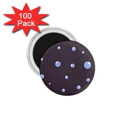 Blue Bubbles 1 75  Magnets (100 Pack) 