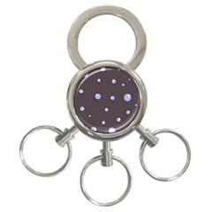 Blue Bubbles 3-ring Key Chains by Valentinaart