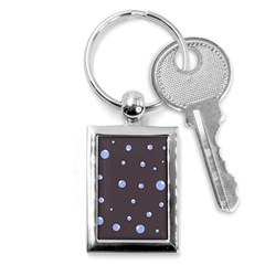 Blue Bubbles Key Chains (rectangle) 