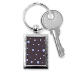 Blue bubbles Key Chains (Rectangle)  Front