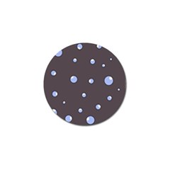 Blue Bubbles Golf Ball Marker (4 Pack)