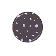 Blue Bubbles Hat Clip Ball Marker