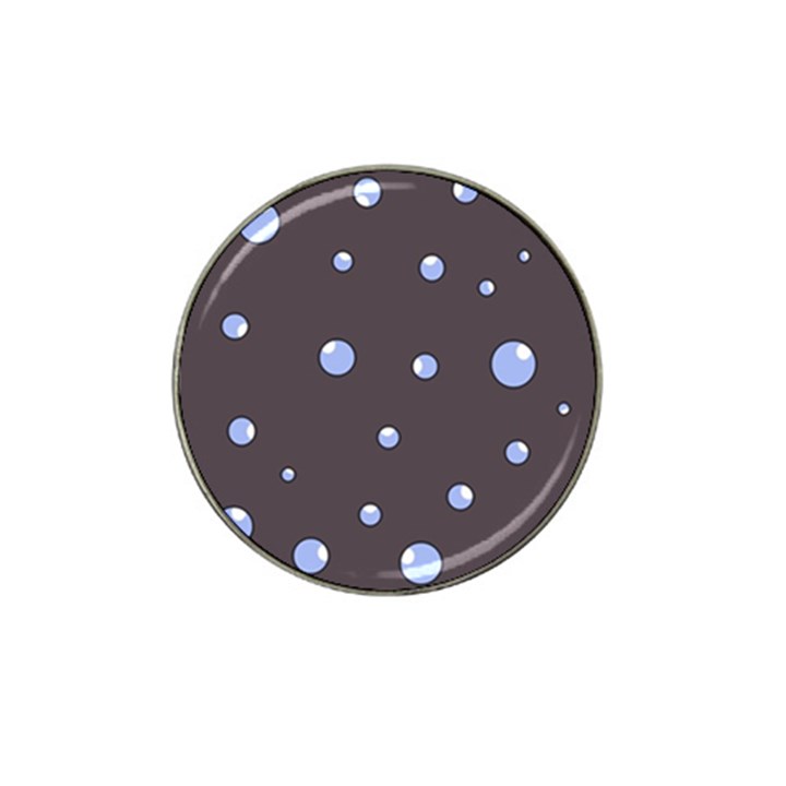 Blue bubbles Hat Clip Ball Marker (10 pack)