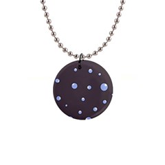 Blue Bubbles Button Necklaces