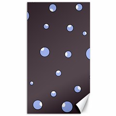 Blue Bubbles Canvas 40  X 72  