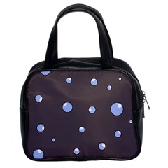 Blue Bubbles Classic Handbags (2 Sides)