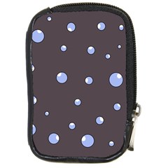 Blue Bubbles Compact Camera Cases by Valentinaart