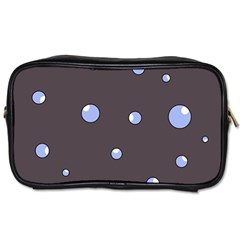 Blue Bubbles Toiletries Bags by Valentinaart