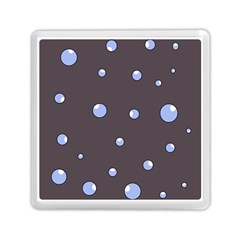 Blue Bubbles Memory Card Reader (square)  by Valentinaart