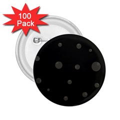 Gray Bubbles 2 25  Buttons (100 Pack) 