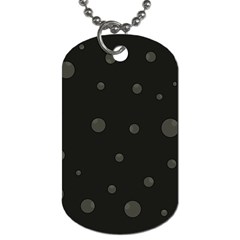 Gray Bubbles Dog Tag (two Sides)