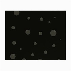 Gray Bubbles Small Glasses Cloth (2-side)