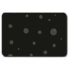 Gray Bubbles Large Doormat 