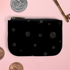 Gray Bubbles Mini Coin Purses