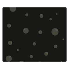 Gray Bubbles Double Sided Flano Blanket (small) 