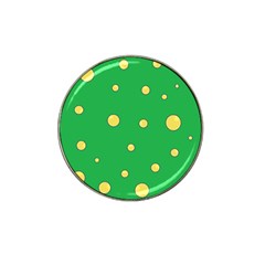 Yellow Bubbles Hat Clip Ball Marker (4 Pack)