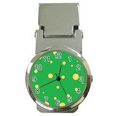 Yellow Bubbles Money Clip Watches