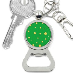 Yellow Bubbles Bottle Opener Key Chains