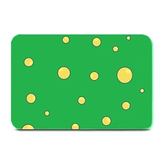 Yellow Bubbles Plate Mats by Valentinaart