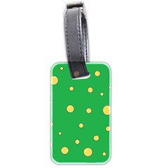 Yellow Bubbles Luggage Tags (two Sides)