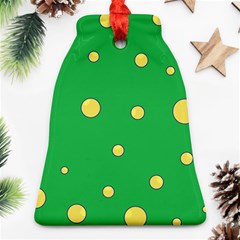 Yellow Bubbles Ornament (bell) 