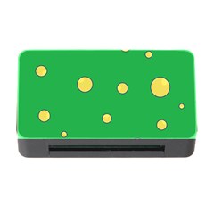 Yellow Bubbles Memory Card Reader With Cf