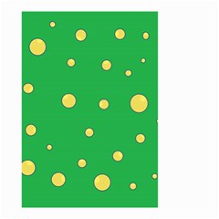 Yellow Bubbles Small Garden Flag (two Sides)