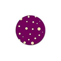 Purple And Yellow Bubbles Golf Ball Marker (10 Pack)