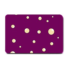 Purple And Yellow Bubbles Small Doormat 