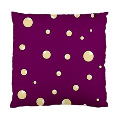 Purple And Yellow Bubbles Standard Cushion Case (one Side)