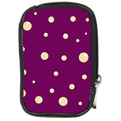 Purple And Yellow Bubbles Compact Camera Cases