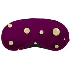 Purple And Yellow Bubbles Sleeping Masks