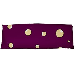 Purple And Yellow Bubbles Body Pillow Case (dakimakura)