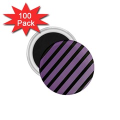 Purple Elegant Lines 1 75  Magnets (100 Pack)  by Valentinaart