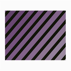 Purple Elegant Lines Small Glasses Cloth