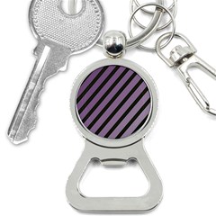 Purple Elegant Lines Bottle Opener Key Chains