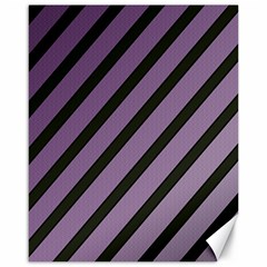 Purple Elegant Lines Canvas 16  X 20  