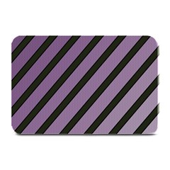 Purple Elegant Lines Plate Mats