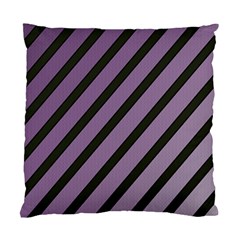 Purple Elegant Lines Standard Cushion Case (two Sides)