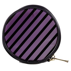 Purple Elegant Lines Mini Makeup Bags by Valentinaart