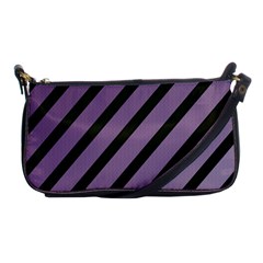 Purple Elegant Lines Shoulder Clutch Bags